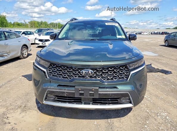 5XYRKDLF0MG017812 2021 KIA SORENTO Green წინა ხედი