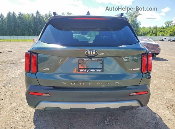 5XYRKDLF0MG017812 2021 KIA SORENTO Green უკანა ხედი