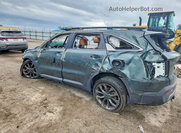 5XYRKDLF0NG118530 2022 KIA SORENTO Зеленый Задняя левая четверть