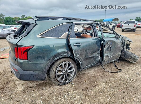 5XYRKDLF0NG118530 2022 KIA SORENTO Зеленый Задняя правая четверть
