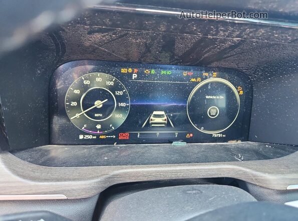 5XYRKDLF0NG118530 2022 KIA SORENTO Зеленый Вид панели приборов