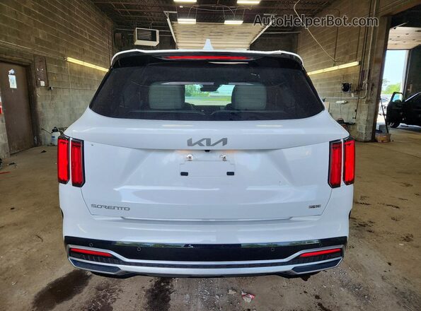 5XYRKDLF0PG246303 2023 KIA SORENTO White Հետևի տեսք