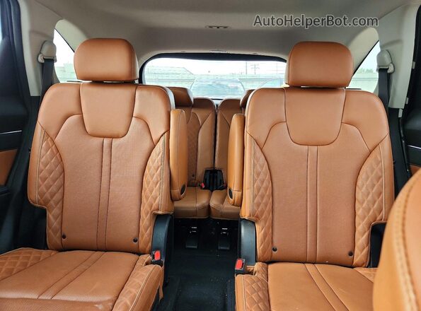 5XYRKDLF1NG115295 2022 KIA SORENTO Green Հետևի նստատեղերի տեսք