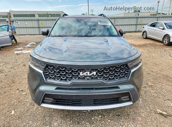 5XYRKDLF1NG115295 2022 KIA SORENTO Green Դիմացի տեսք