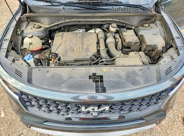 5XYRKDLF1NG115295 2022 KIA SORENTO Green Շարժիչի բաժամունքի տեսք