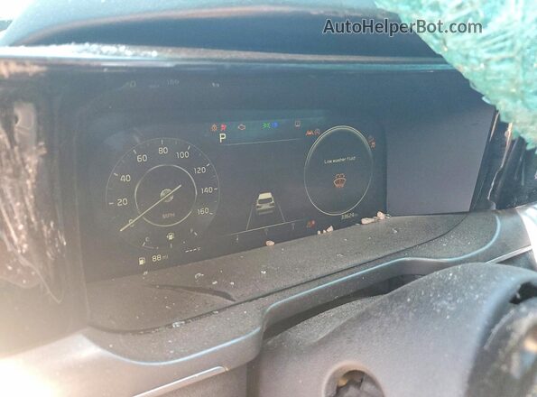 5XYRKDLF1PG224021 2023 KIA SORENTO White Vista del cuadro de instrumentos