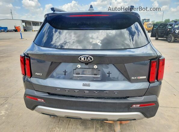 5XYRKDLF2MG045336 2021 KIA SORENTO Gray Widok z tyłu