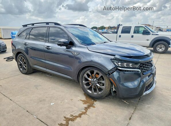 5XYRKDLF2MG045336 2021 KIA SORENTO Gray Przód prawy