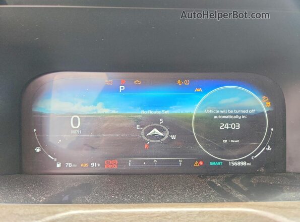5XYRKDLF2MG045336 2021 KIA SORENTO Gray Widok zestawu wskaźników
