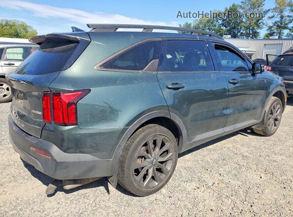 5XYRKDLF2MG064288 2021 KIA SORENTO Зеленый Задняя правая четверть