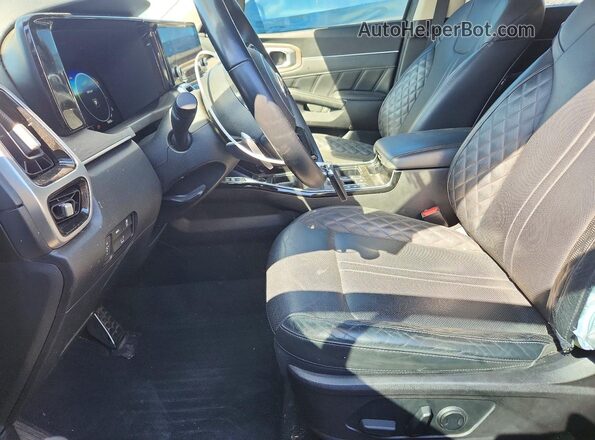 5XYRKDLF2MG064288 2021 KIA SORENTO Зеленый Вид салона спереди