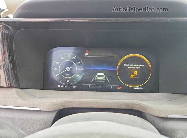 5XYRKDLF2PG164282 2023 KIA SORENTO Серый Вид щитка приборов