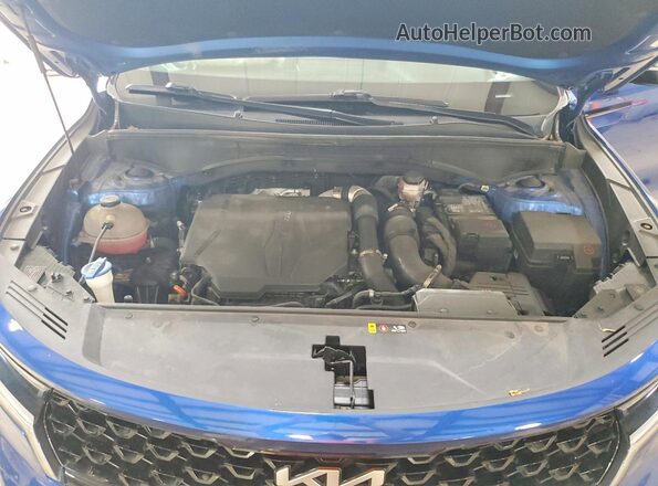 5XYRKDLF2PG164461 2023 KIA SORENTO Blue ძრავის განყოფილების ხედი
