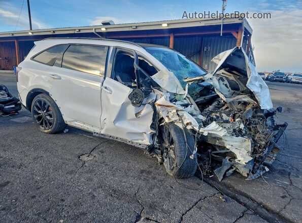 5XYRKDLF3MG054157 2021 KIA SORENTO White Front right