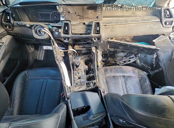5XYRKDLF3MG054157 2021 KIA SORENTO White Dashboard view