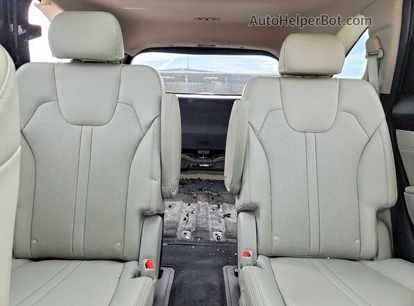 5XYRKDLF3NG087497 2022 KIA SORENTO Black Widok tylnych siedzeń