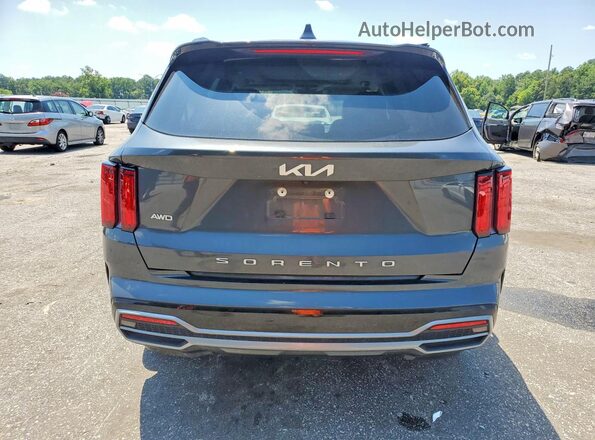 5XYRKDLF3NG137699 2022 KIA SORENTO Gray Հետևի տեսք