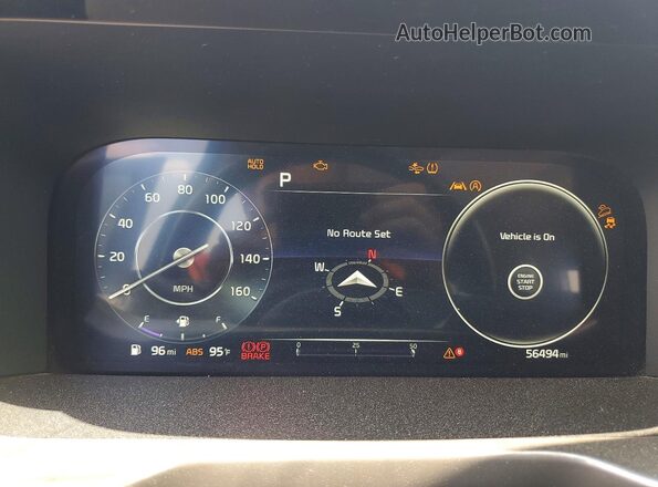 5XYRKDLF3PG184735 2023 KIA SORENTO Gray Vista del cuadro de instrumentos