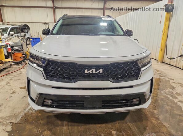 5XYRKDLF3PG186856 2023 KIA SORENTO Gray Front view