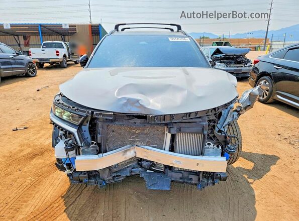5XYRKDLF5NG142144 2022 KIA SORENTO Gray Vista frontal