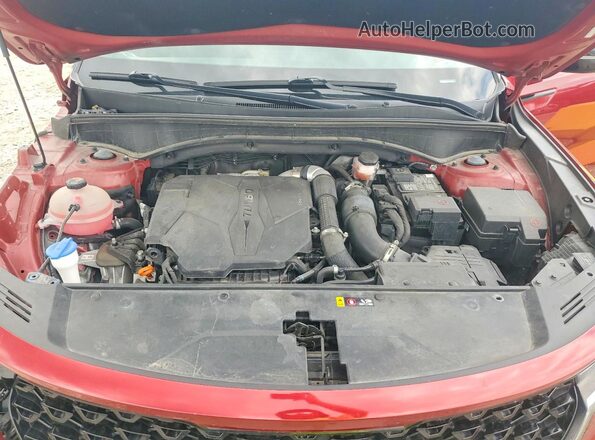 5XYRKDLF9NG155981 2022 KIA SORENTO Red Rear interior view