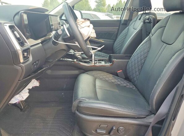 5XYRKDLF9PG249572 2023 KIA SORENTO Gray Front interior view