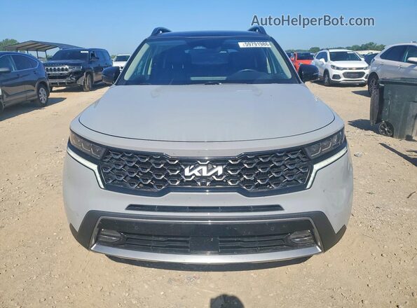 5XYRKDLFXNG089912 2022 KIA SORENTO Gray Вид спереду
