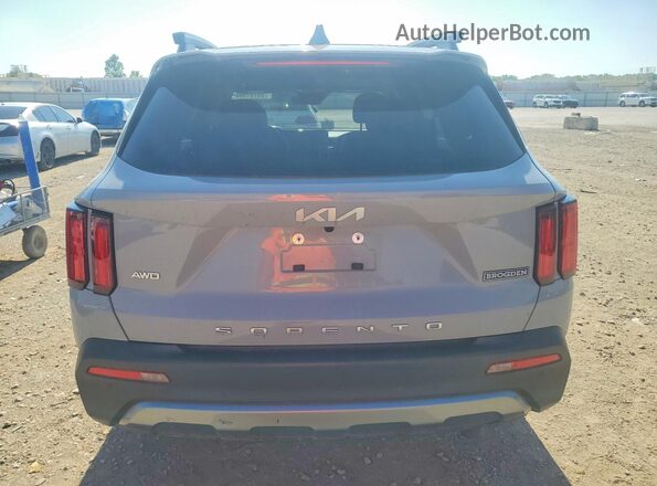5XYRKDLFXNG089912 2022 KIA SORENTO Gray Вид ззаду