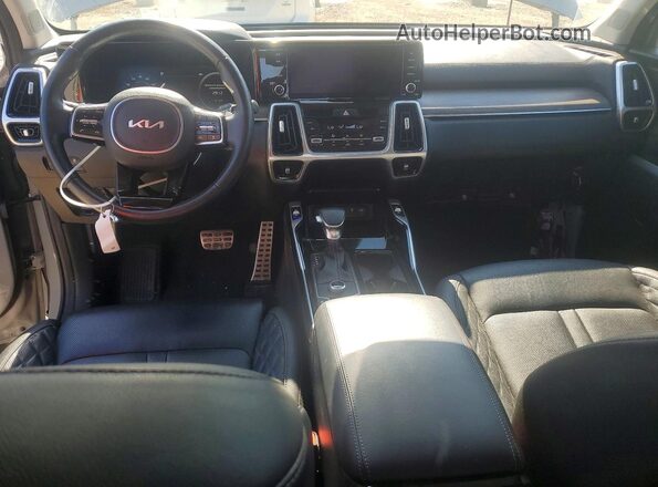 5XYRKDLFXNG089912 2022 KIA SORENTO Gray Вид панелі приладів