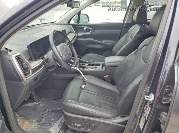 5XYRL4JC0RG257665 2024 KIA SORENTO Gray წინა სალონის ხედი