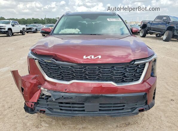 5XYRL4JC0SG373194 2025 KIA SORENTO Maroon Front view