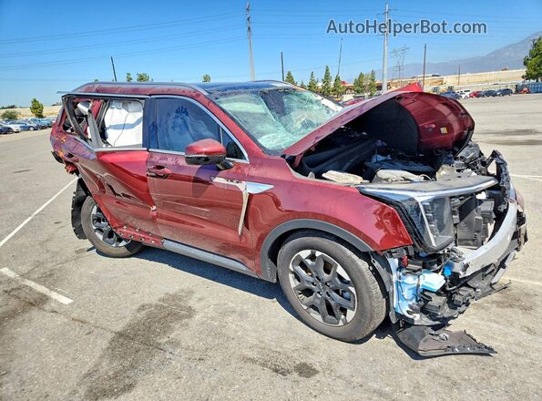 5XYRL4JC1SG369204 2025 KIA SORENTO Red Front right