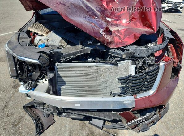5XYRL4JC1SG369204 2025 KIA SORENTO Red Engine compartment view