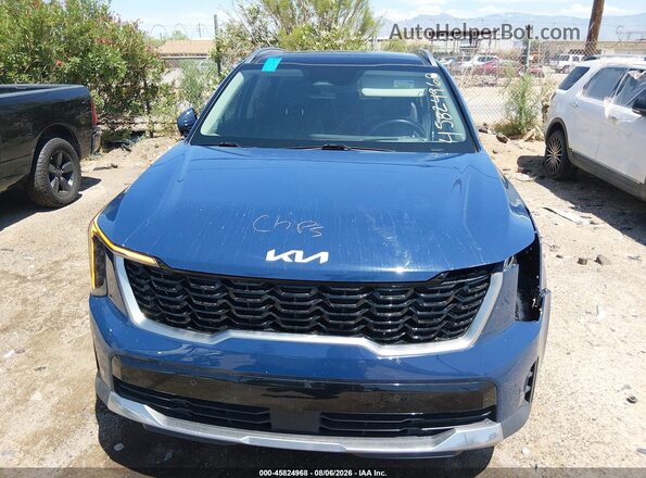5XYRL4JC2RG282583 2024 KIA SORENTO Blue Առջևի վահանակի տեսք