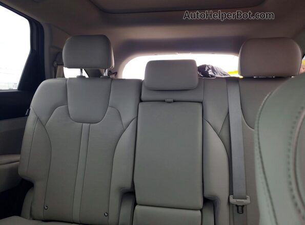 5XYRL4JC2RG303898 2024 KIA SORENTO Gray Vista de los asientos traseros