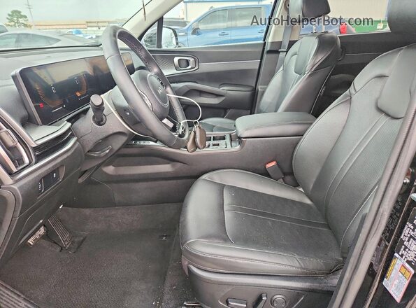 5XYRL4JC3RG272029 2024 KIA SORENTO Black წინა სალონის ხედი