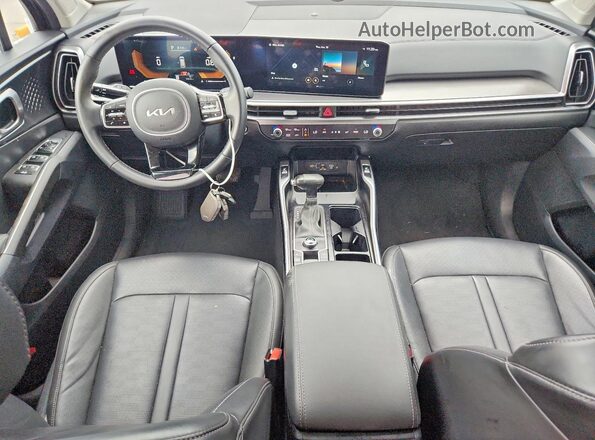 5XYRL4JC3RG272029 2024 KIA SORENTO Black წინა პანელის ხედი