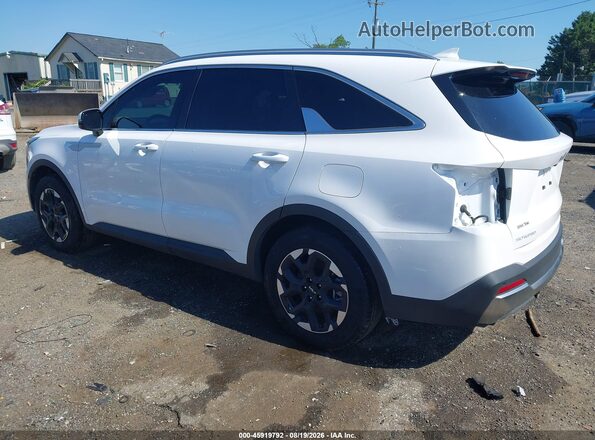 5XYRL4JC3SG349312 2025 KIA SORENTO White Trasero izquierdo