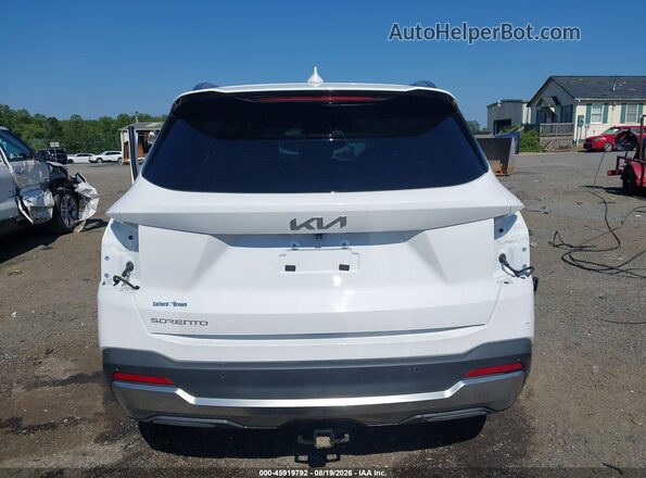 5XYRL4JC3SG349312 2025 KIA SORENTO White 