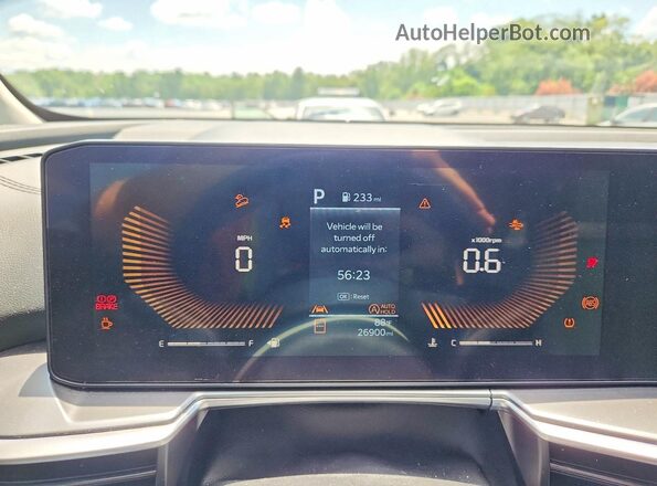 5XYRL4JC3SG373979 2025 KIA SORENTO Белый Вид щитка приборов