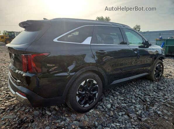 5XYRL4JC4SG355300 2025 KIA SORENTO Black უკანა მარჯვენა
