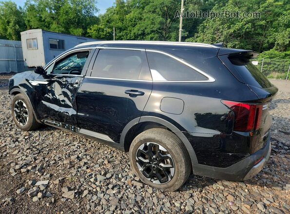 5XYRL4JC4SG355300 2025 KIA SORENTO Black უკანა მარცხენა