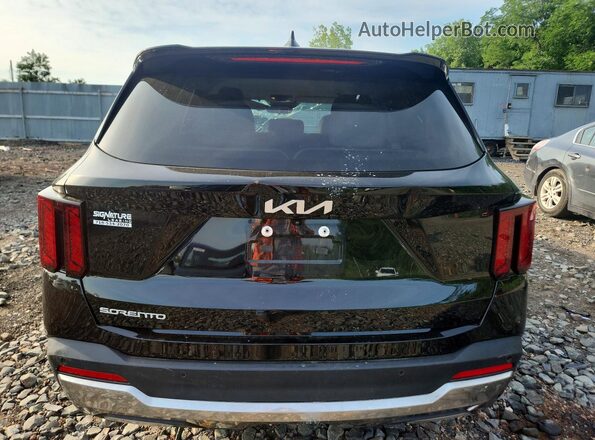 5XYRL4JC4SG355300 2025 KIA SORENTO Black უკანა ხედი