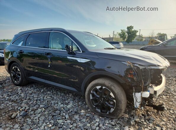 5XYRL4JC4SG355300 2025 KIA SORENTO Black წინა მარჯვენა