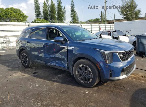 5XYRL4JC4TG410443 2026 KIA SORENTO Синий Передняя правая четверть