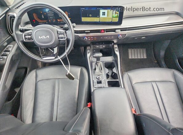 5XYRL4JC6RG260019 2024 KIA SORENTO Black Առջևի վահանակի տեսք