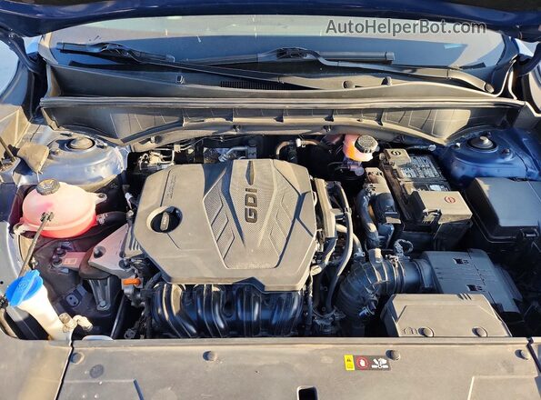 5XYRL4JC6SG328986 2025 KIA SORENTO Blue ძრავის განყოფილების ხედი