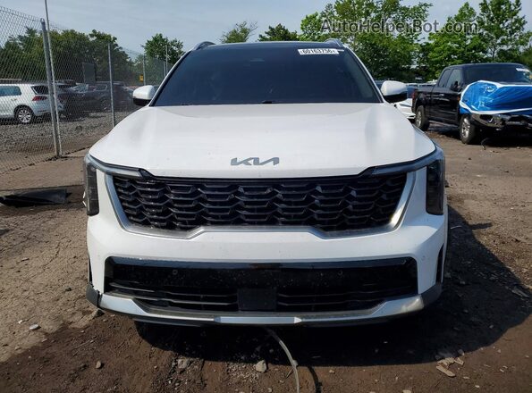 5XYRL4JC8SG384668 2025 KIA SORENTO White Դիմացի տեսք