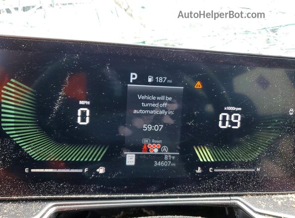 5XYRL4JC9RG285156 2024 KIA SORENTO Gray Widok zestawu wskaźników