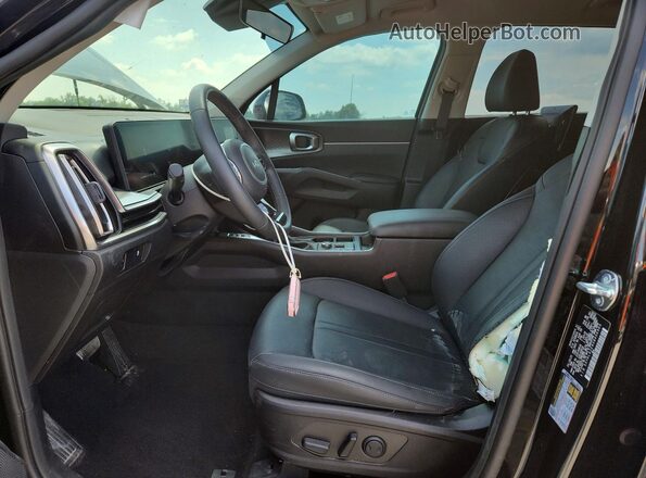 5XYRL4JC9SG406905 2025 KIA SORENTO Black Widok wnętrza z przodu
